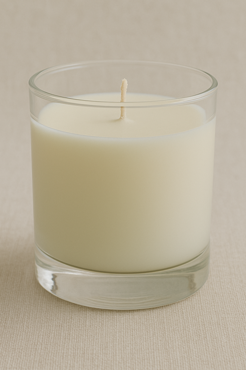 Chandelle en verre moyenne